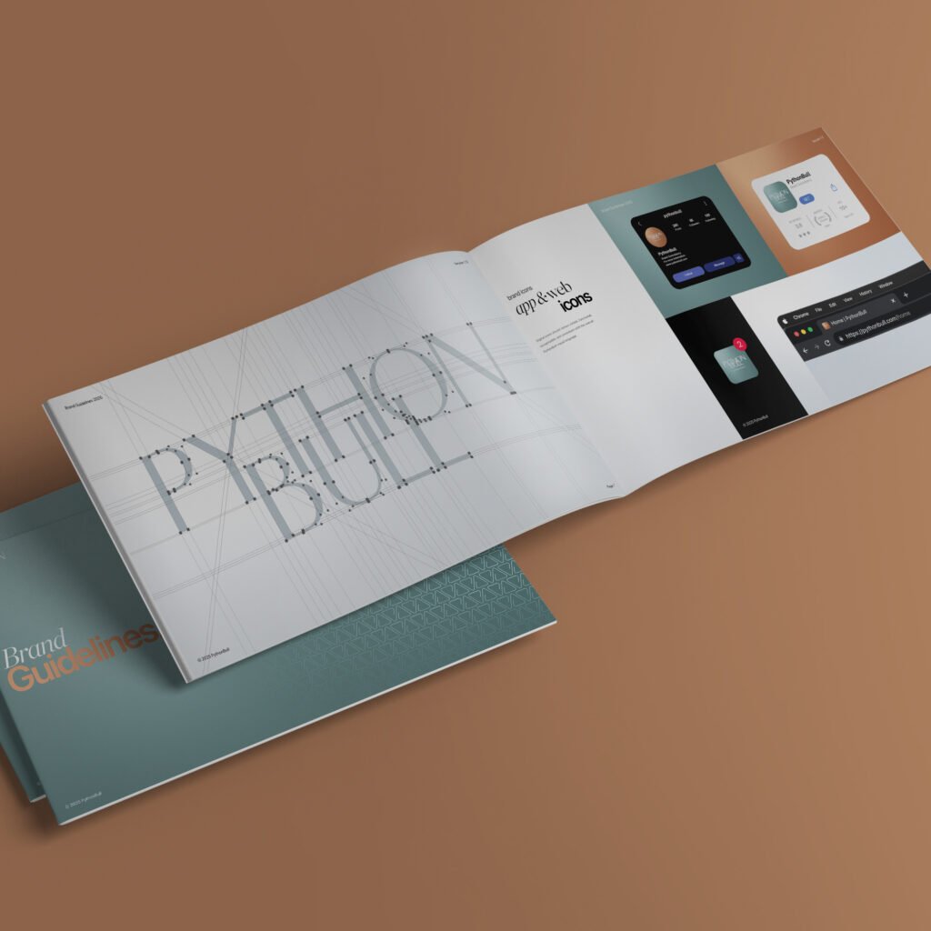 PythonBull brand guidelines design