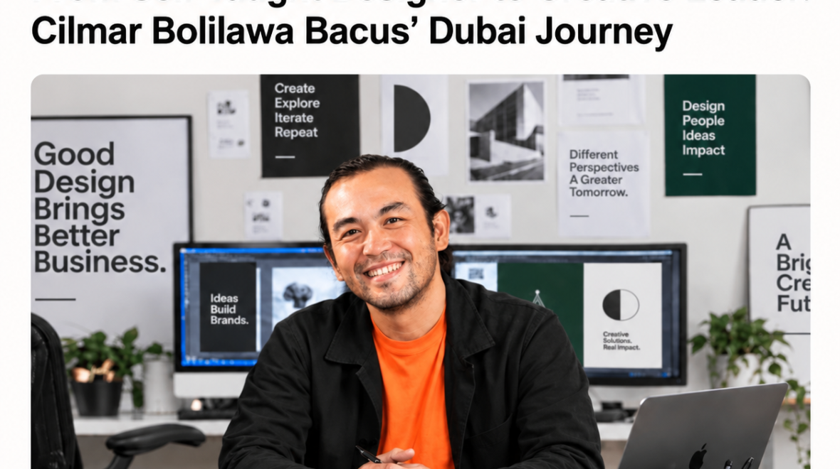 Filipino Graphic Designer in Dubai | The Next Dubai